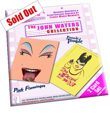 John Waters 2 Card Set £6.99